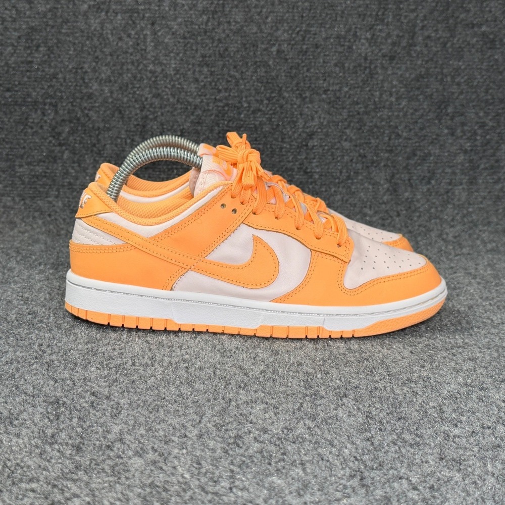 Nike Dunk Low Peach Cream Shoes Women's 8 Orange White Athletic Retro Sneakers